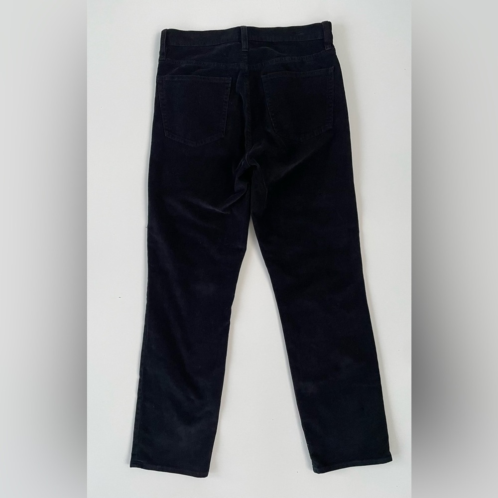 J.Crew Women's Black Vintage slim-straight corduroy pant Size 28, like new! - Picture 3 of 12